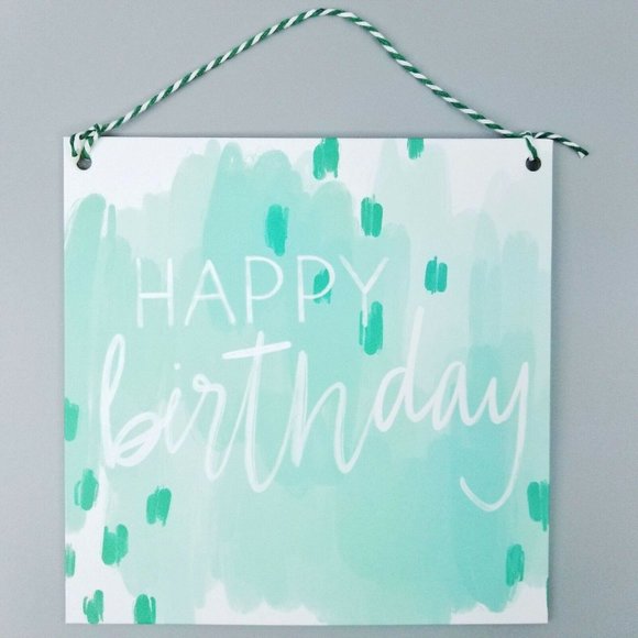 Party Decorations Bundle Happy Birthday Banners Door Hanger Hats Lot of 6 NEW - Picture 2 of 7